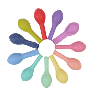 婚庆马卡龙色气球场景装置100个儿童彩红色卡通加厚结婚生日场景