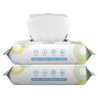 大包婴儿湿巾手口屁专用