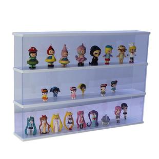 手办收纳盒泡泡马特亚克力展示柜透明乐高模型防尘多层盲盒展示盒