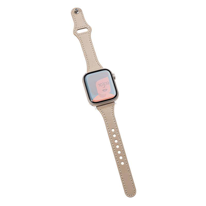 匠戴适用iwatch小众真皮表带