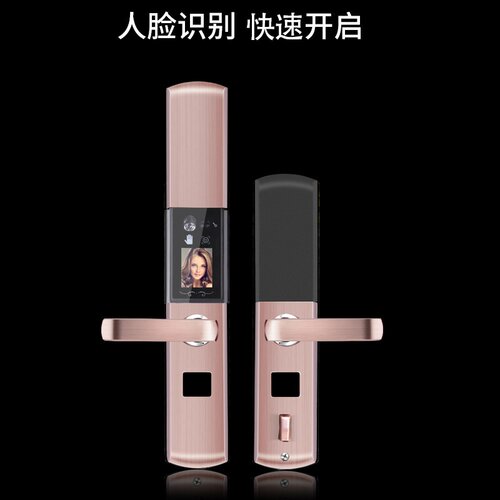 智能家居 人脸 掌纹 智能拉手 木门 防盗门 智能门锁 款电子锁