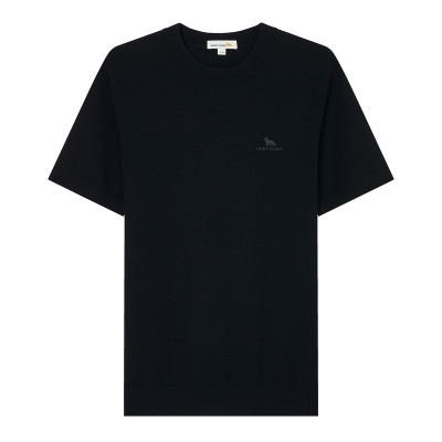 亨利格兰夏季新品 男商务休闲纯色针织圆领短袖t恤百搭运动打底衫