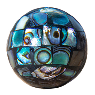 珍珠母贝手工贴片贝壳球马赛克拼图圆珠散珠子首饰设计辅件配件珠