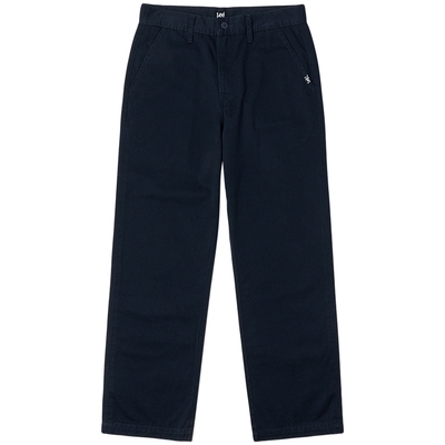 Lee25新品经典舒适直筒字母Logo织标男士日常休闲布裤潮流LMB0099