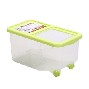 厨房装米桶20斤防虫防潮储米箱家用30斤密封面粉桶50斤米缸收纳盒