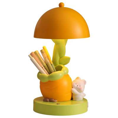 可爱兔子笔筒小台灯摆件
