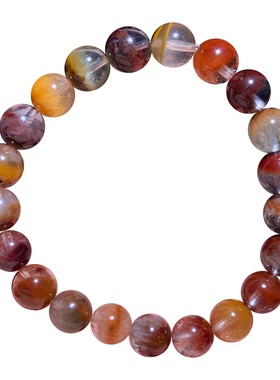 天然兔毛水晶手链饰品礼物情侣款