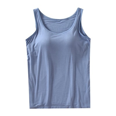 夏季新款宽肩吊带莫代尔百搭上衣