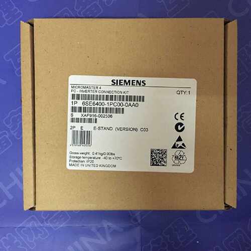 议价6SE6400-1PC00-0AA0 变频器连接组件420/440 6SE64001PC000AA