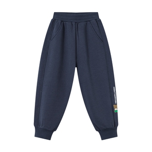 多多家男童加绒运动裤卫裤2025秋冬款新款儿童中大童洋气冬装裤子