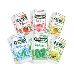 绿箭弹立方木糖醇口香糖40g大瓶装草莓柠檬薄荷清新糖果