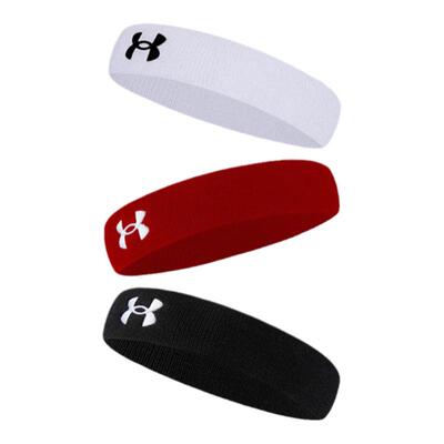 安德玛篮球发带止汗带跑步健身