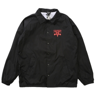 现货 潮玩艺 THRASHER JACKET经典火焰教练夹克情侣外套男女款潮