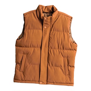 超值款!户外防泼水耐磨秋冬男女防风蓬松保暖加厚立领棉马甲外套