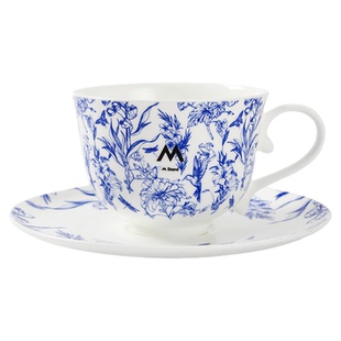 M Stand青花骨瓷杯碟中国风复古元素咖啡杯挂耳杯质感中古风杯碟