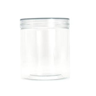 50个85铝盖塑料瓶大号带盖饼干奶粉包装罐子储物盒食品透明密封罐