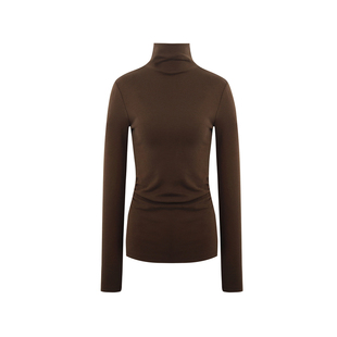 MAKE IF 设计师25秋冬新品云柔半领磨毛长袖上衣-季风系列SOLSOL