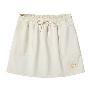 PSO Brand女装白色短裙可爱工装裙裤运动宽松半身裙夏季a字裙潮牌