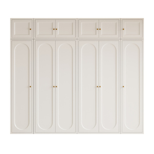 加厚铁皮衣柜大衣柜家用卧室长虹玻璃门耐用衣橱铁艺收纳柜储物柜