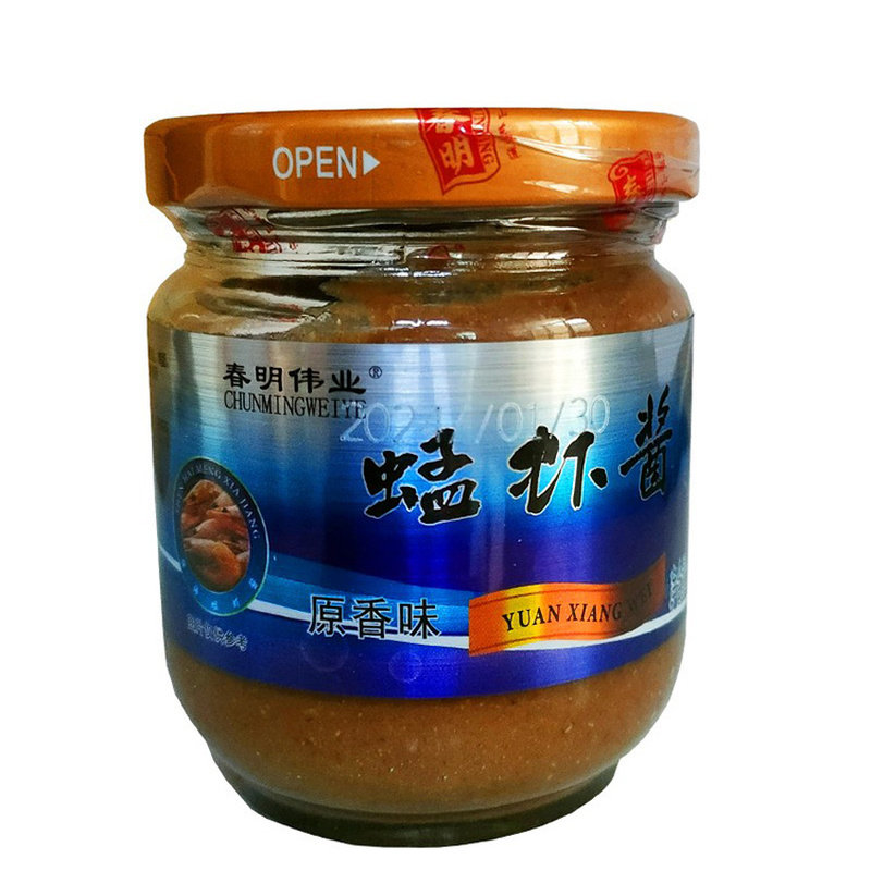 春明蜢虾酱熟酱青岛特产工厂直销
