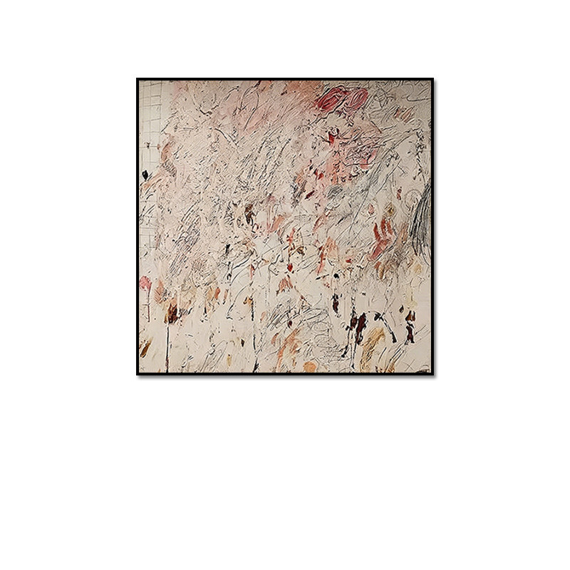 意式极简挂画砂岩肌理高档酒店过道玄关装饰画客餐厅挂画壁画定制