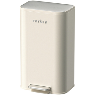 麦桶桶厨房垃圾桶家用高颜值客厅大容量脚踏式不锈钢轻奢2026新款