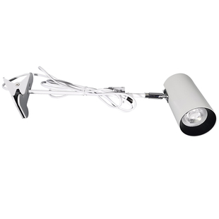 led展会射灯长杆伸缩长臂展览灯桁架广告喷绘画展婚庆串联夹子灯