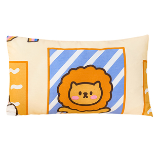 定做纯棉儿童枕套 婴儿新生儿宝宝枕芯套 抱枕卡通枕头套两件包邮