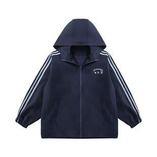 女大童春装外套2026新款儿童洋气初中学生风衣女童春秋冲锋衣上衣