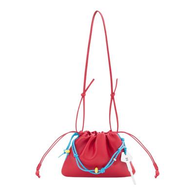 RedRef 多样造型钥匙扣百搭多色设计感运动绳结羊皮包