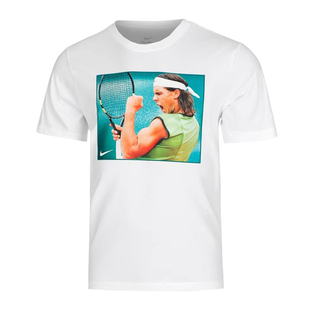 Nike耐克网球服男26澳网RAFA纳达尔短裤圆领训练服短袖t恤HJ3363