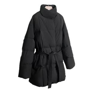 裁剪纸样1136款黑色小个子立领收腰显瘦羽绒服样板缝纫设计图DIY