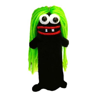 年度丑东西DIY发型长发大眼仔棉花娃娃玩偶搞怪丑萌包挂件钥匙扣