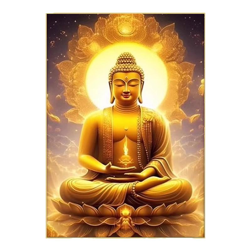 金身如来佛祖钻石画2026新款满钻阿弥陀佛像粘贴钻手工十字绣中堂