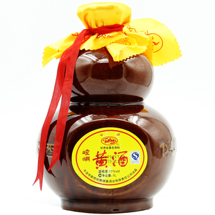 甘肃味道平凉特产崆峒黄酒传统工艺酿造黄米半甜黍米1000ml瓷坛装