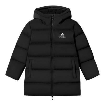 小骆驼男童羽绒服加厚2025冬新款中大童中长款保暖外套儿童面包服