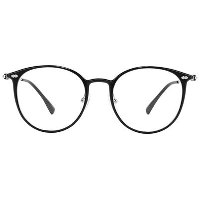 【免费配度数】佐川复古圆框防蓝光眼镜女素颜显瘦近视眼镜架男潮