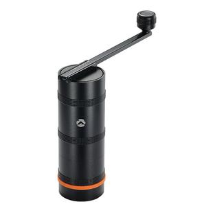 CAMPINGMOON柯曼黑化咖啡豆便携罐 铝合金咖啡粉密封研磨机贮存罐