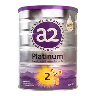 新效期27.1澳洲新版A2紫白金二段婴幼儿配方奶粉6-12个月2段900g