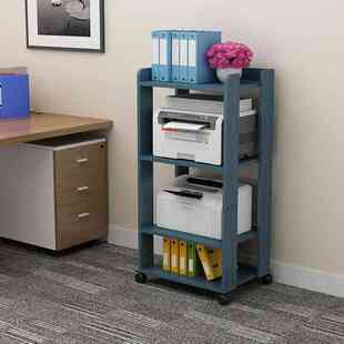 办公室打印机置物架台架复印机架桌面多层收纳架家用多功能收锦标