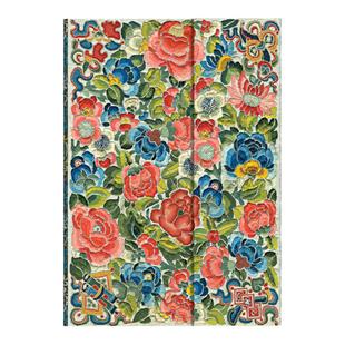 paperblanks京剧梨园笔记本子记事日记本大学生中国复古风文具仿刺绣印花文艺精致有无线手帐文青礼物礼品