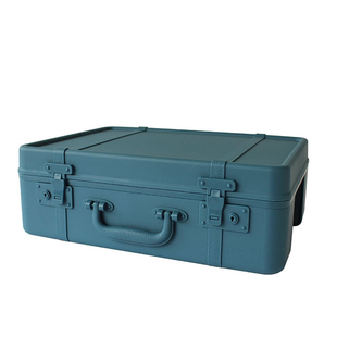 复古收纳盒手提箱便携公文箱美术生画画车载塑料大容量工具箱家用