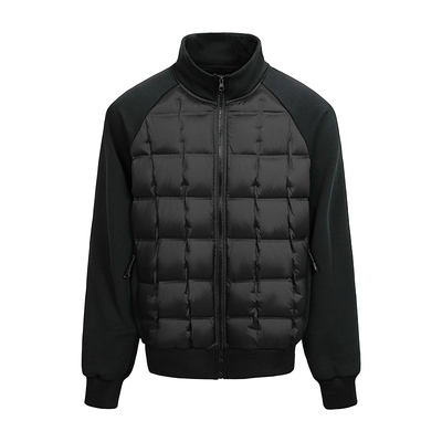 康博立领羽绒服90绒短款