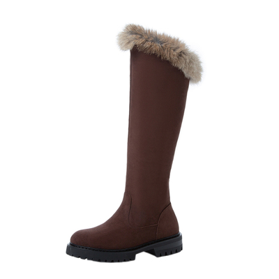 雪地靴东北长筒棉靴大码高筒长靴