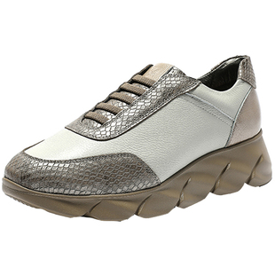 24Hrs西班牙24小时进口女士小牛皮单鞋 轻盈缓震休闲运动鞋 25520