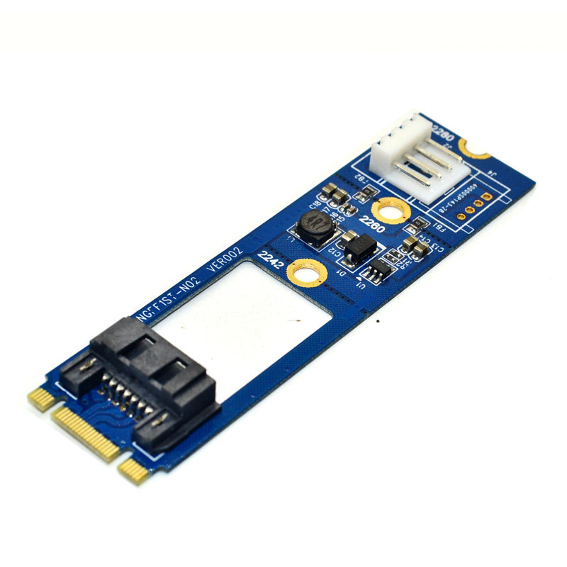 包邮M.2转SATA3.0 NGFF转7pin KEY-B转MSATA MINISATA适配转接卡