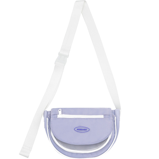 木与石半圆形马鞍包女款运动风斜挎包小众设计感牛津布手机包小包