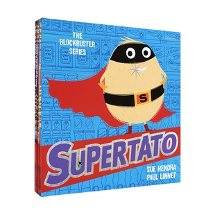 Supertato 土豆超人 Sue Hendra作品集 儿童英语故事绘本 亲子读物 荒诞滑稽 笑料不断 英语启蒙 3-6岁 名家作品 英文原版进口图书
