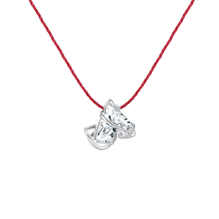 TOGGLER 可爱小马项链钻马丝线925银镀金红绳马年过年新年礼物女