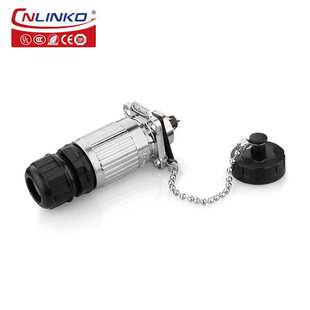 凌科YW 12芯 针防水工业镀金航空插头接头 20直流交流2